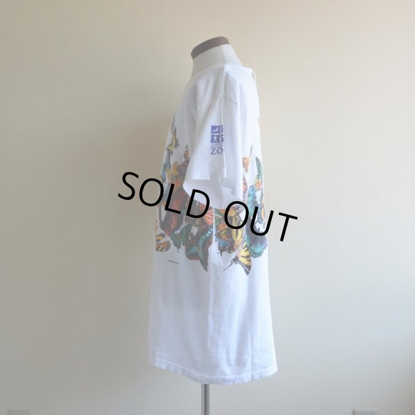 画像4: 1990s HABITAT 蝶アートTシャツ  "MADE IN USA"  表記L