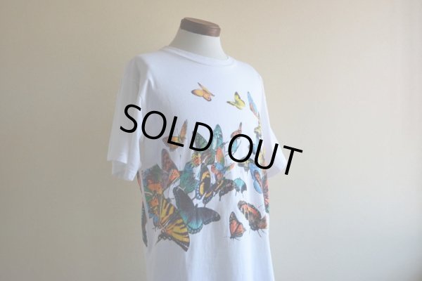 画像8: 1990s HABITAT 蝶アートTシャツ  "MADE IN USA"  表記L