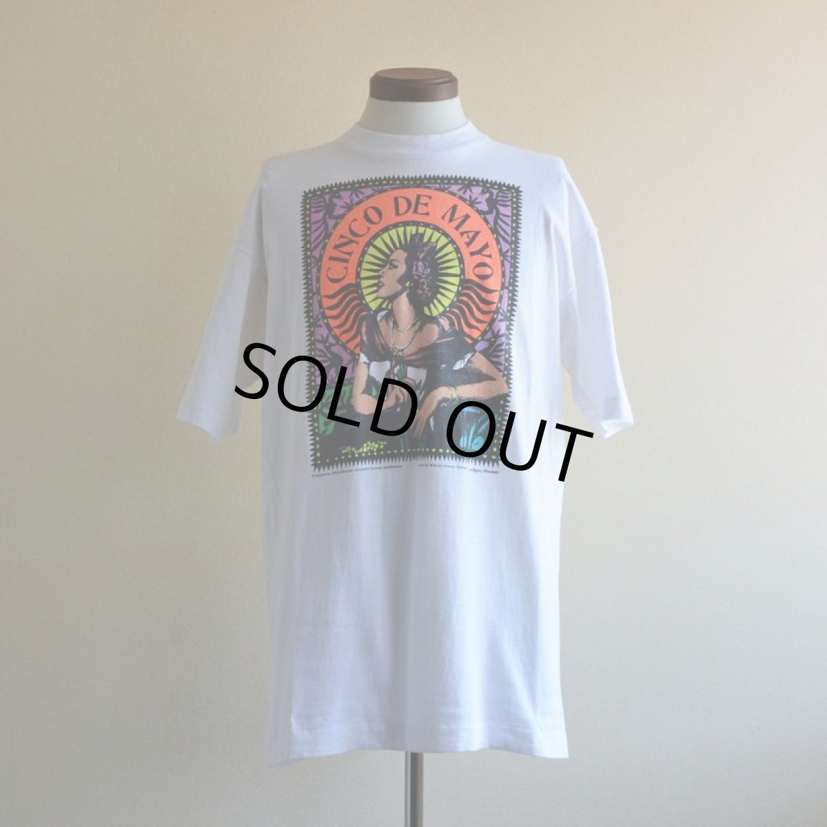 画像1: 1990s CINCO DE MAYO アートTシャツ　 "MADE IN USA"　 表記L  (1)