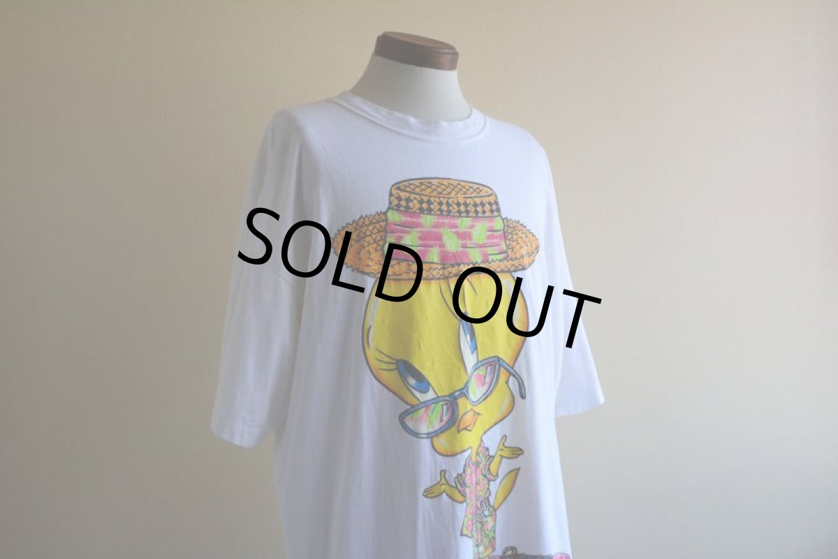 画像7: 1990s TWEETY Tシャツ　 実寸XL  (7)