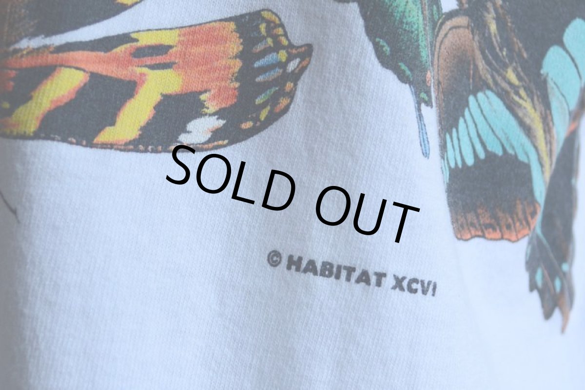 画像10: 1990s HABITAT 蝶アートTシャツ　 "MADE IN USA"　 表記L  (10)