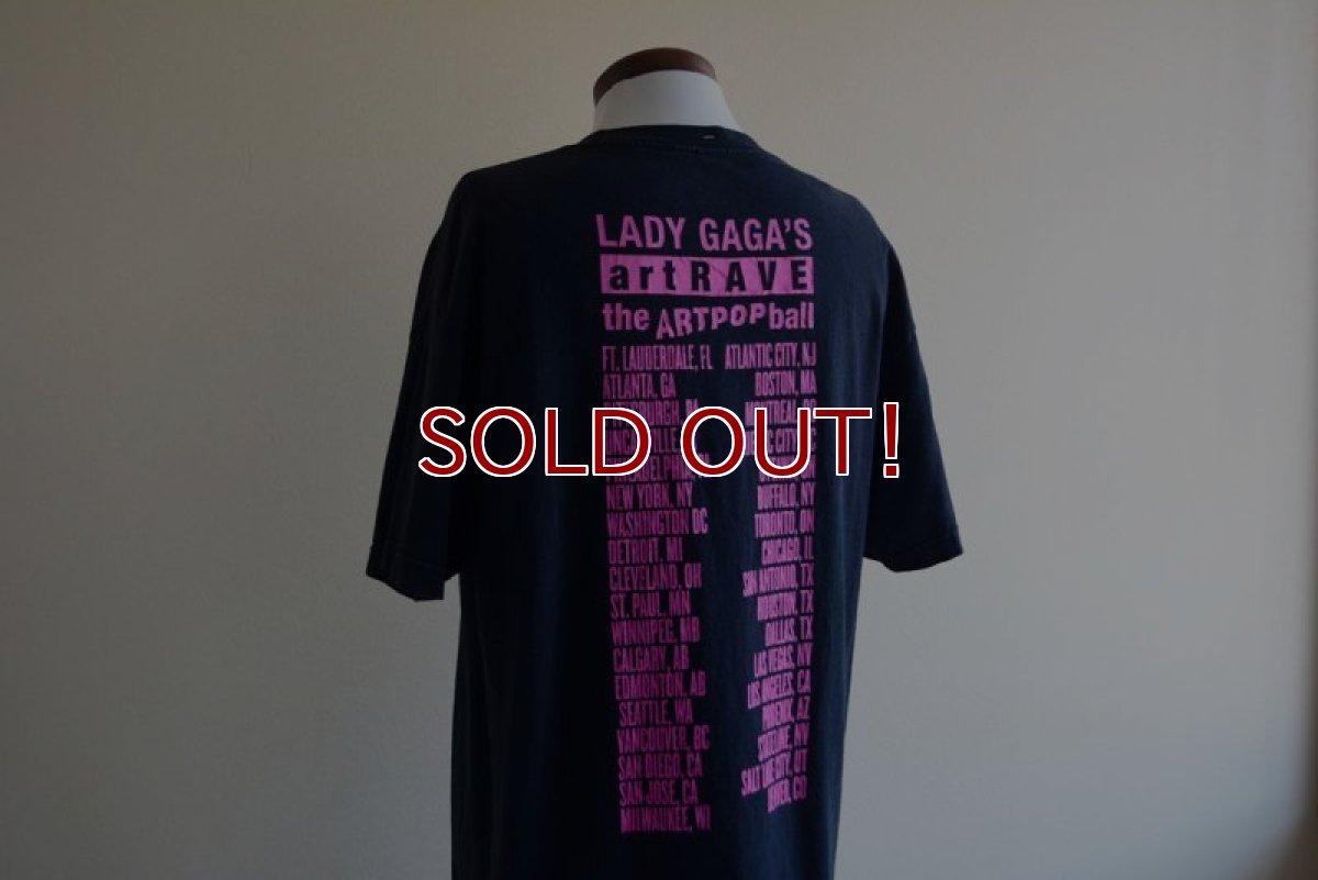 画像12: LADY GAGA artRAVE the ARTPOP ball 2014ツアーTシャツ　 実寸L  (12)