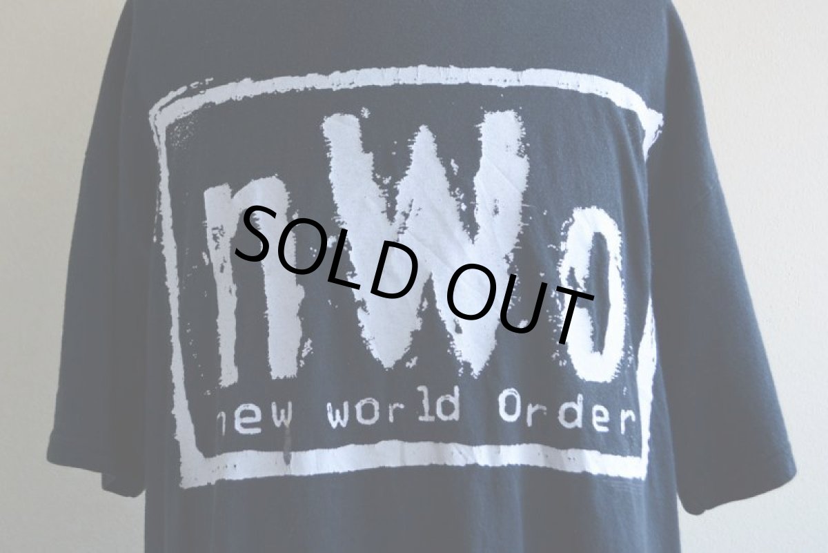 画像8: 1990s nWo ロゴプリントTシャツ　 表記XL  (8)
