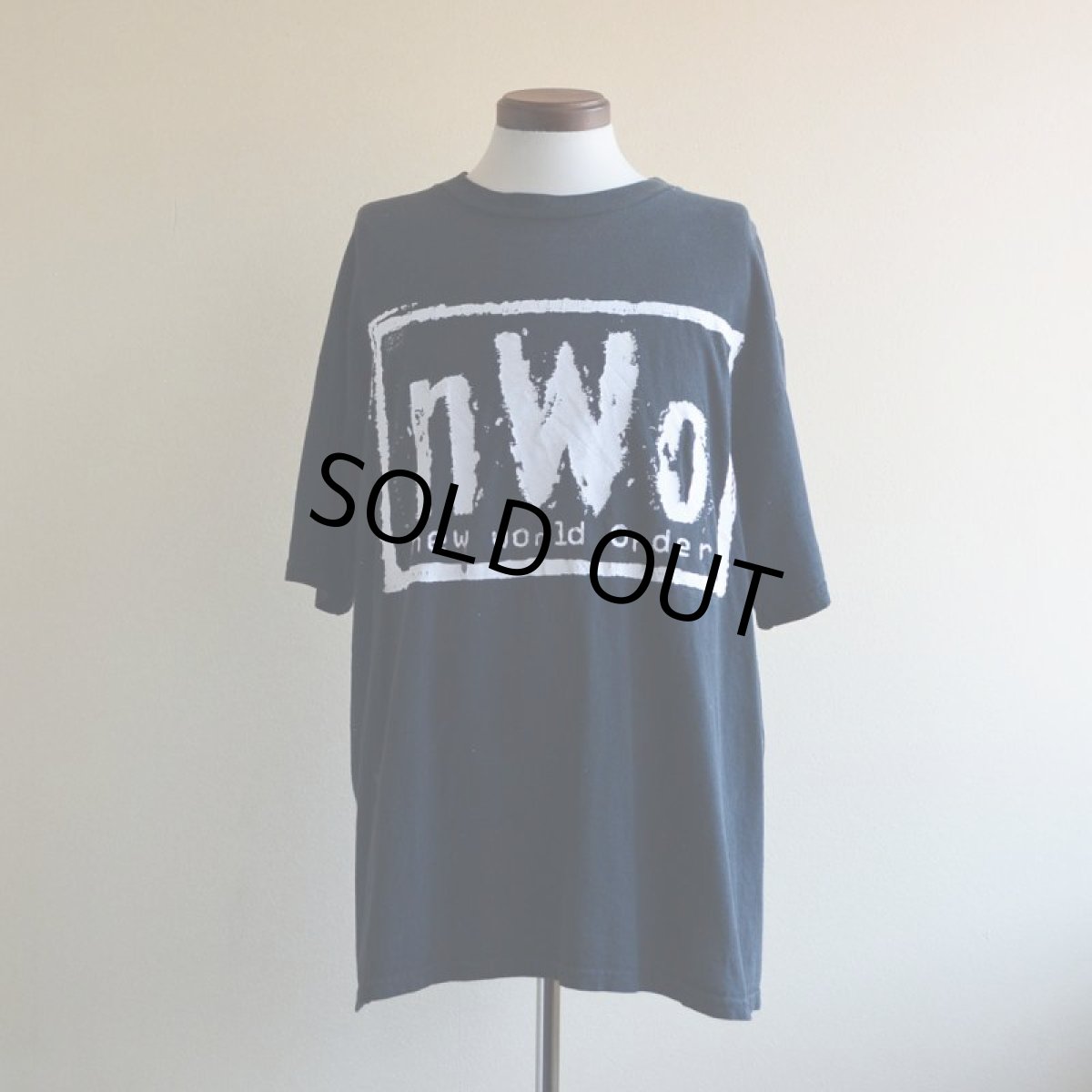 画像1: 1990s nWo ロゴプリントTシャツ　 表記XL  (1)