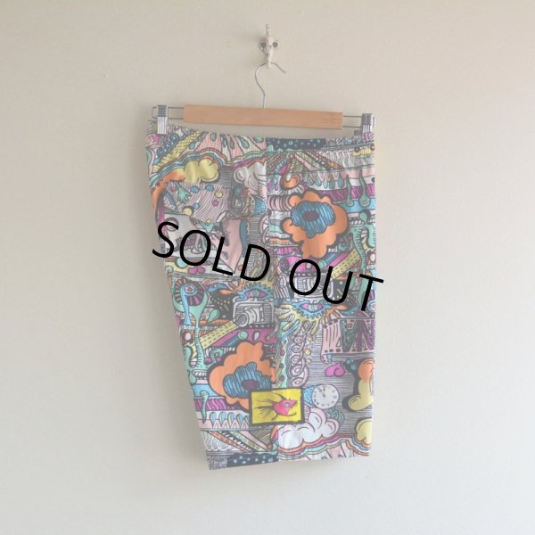 画像3: 1980-90s Hot Tuna 総柄ショーツ　 "MADE IN AUSTRALIA"　 実寸W78cm 