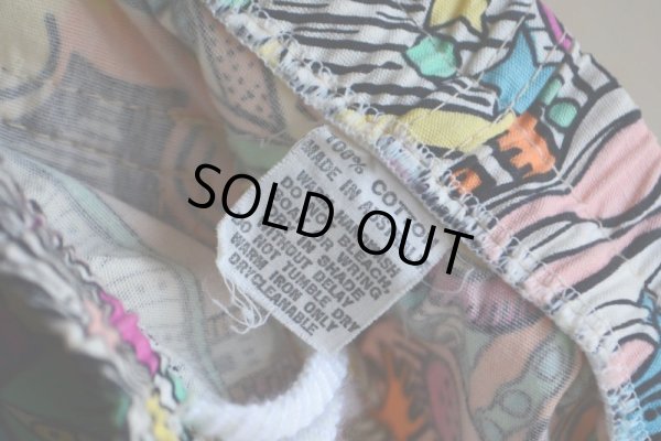 画像4: 1980-90s Hot Tuna 総柄ショーツ　 "MADE IN AUSTRALIA"　 実寸W78cm 