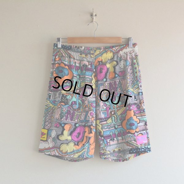 画像1: 1980-90s Hot Tuna 総柄ショーツ　 "MADE IN AUSTRALIA"　 実寸W78cm 