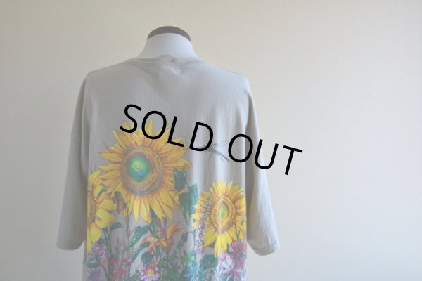 画像14: 1990s ひまわり アートTシャツ　 "MADE IN USA"　 表記L 