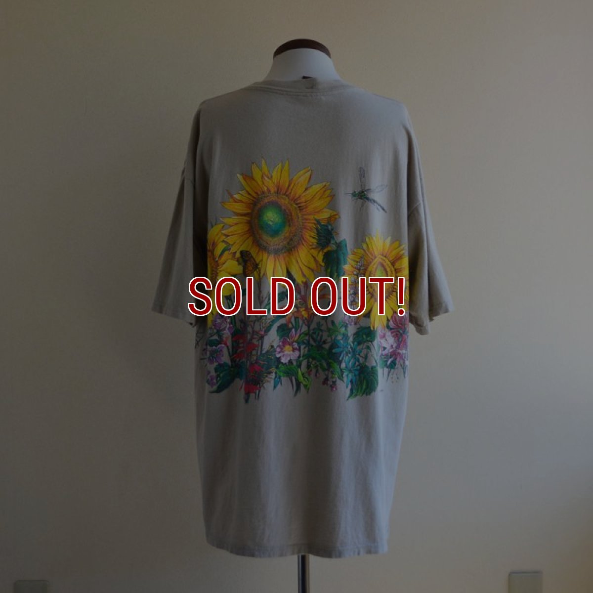 画像3: 1990s ひまわり アートTシャツ　 "MADE IN USA"　 表記L  (3)