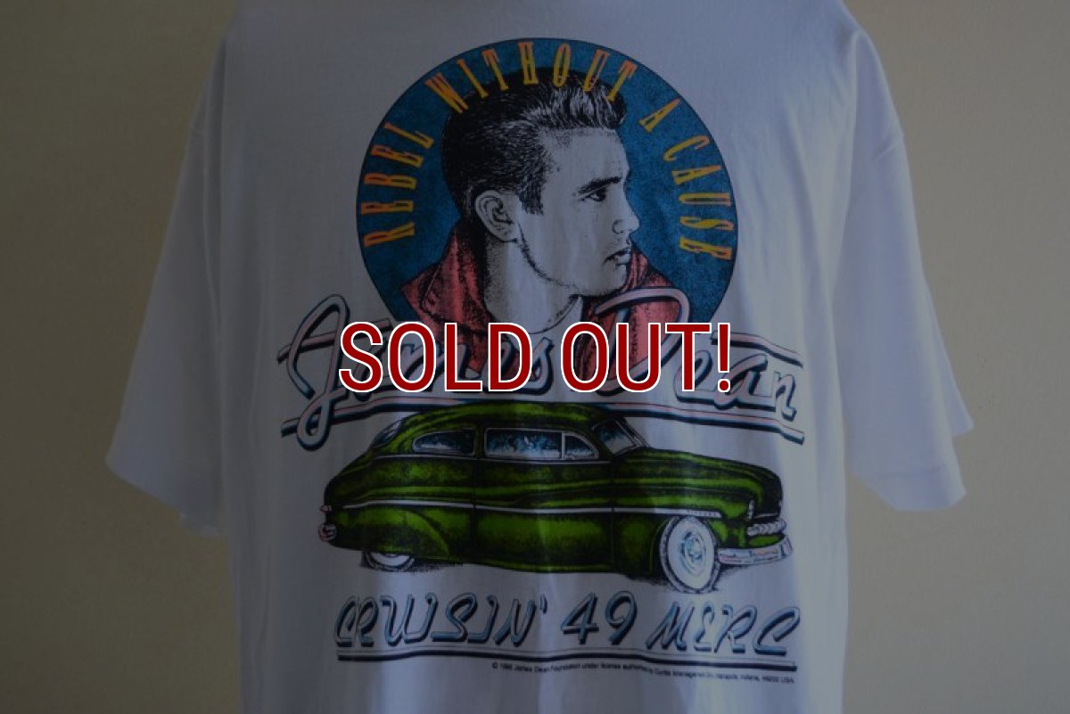 画像8: 1990s JAMES DEAN 理由なき反抗Tシャツ　 "MADE IN USA"　 表記L  (8)