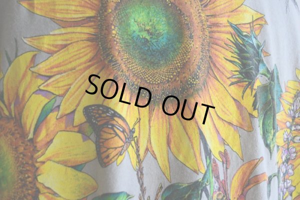 画像10: 1990s ひまわり アートTシャツ　 "MADE IN USA"　 表記L 