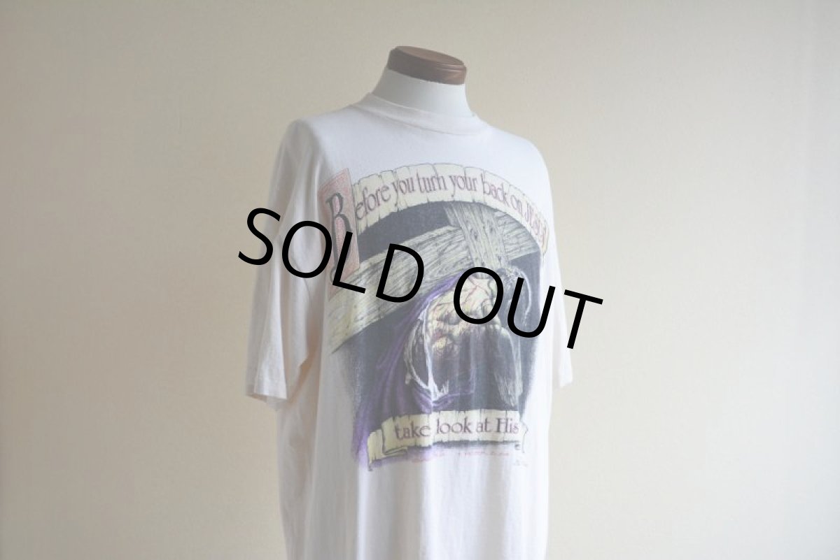 画像7: 1990s JESUS プリントTシャツ　 "MADE IN USA"　 表記XL  (7)