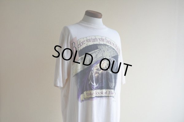 画像7: 1990s JESUS プリントTシャツ  "MADE IN USA"  表記XL