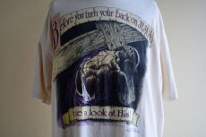 画像8: 1990s JESUS プリントTシャツ　 "MADE IN USA"　 表記XL  (8)