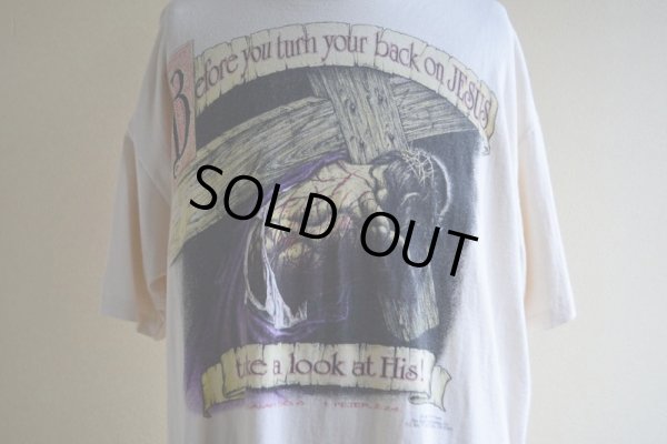 画像8: 1990s JESUS プリントTシャツ  "MADE IN USA"  表記XL
