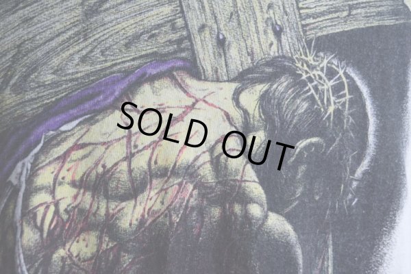 画像9: 1990s JESUS プリントTシャツ  "MADE IN USA"  表記XL