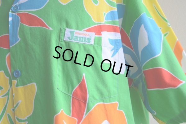 画像7: ORIGINAL JAMS コットンアロハシャツ　 "Surf Line HAWAII"　 表記XL 