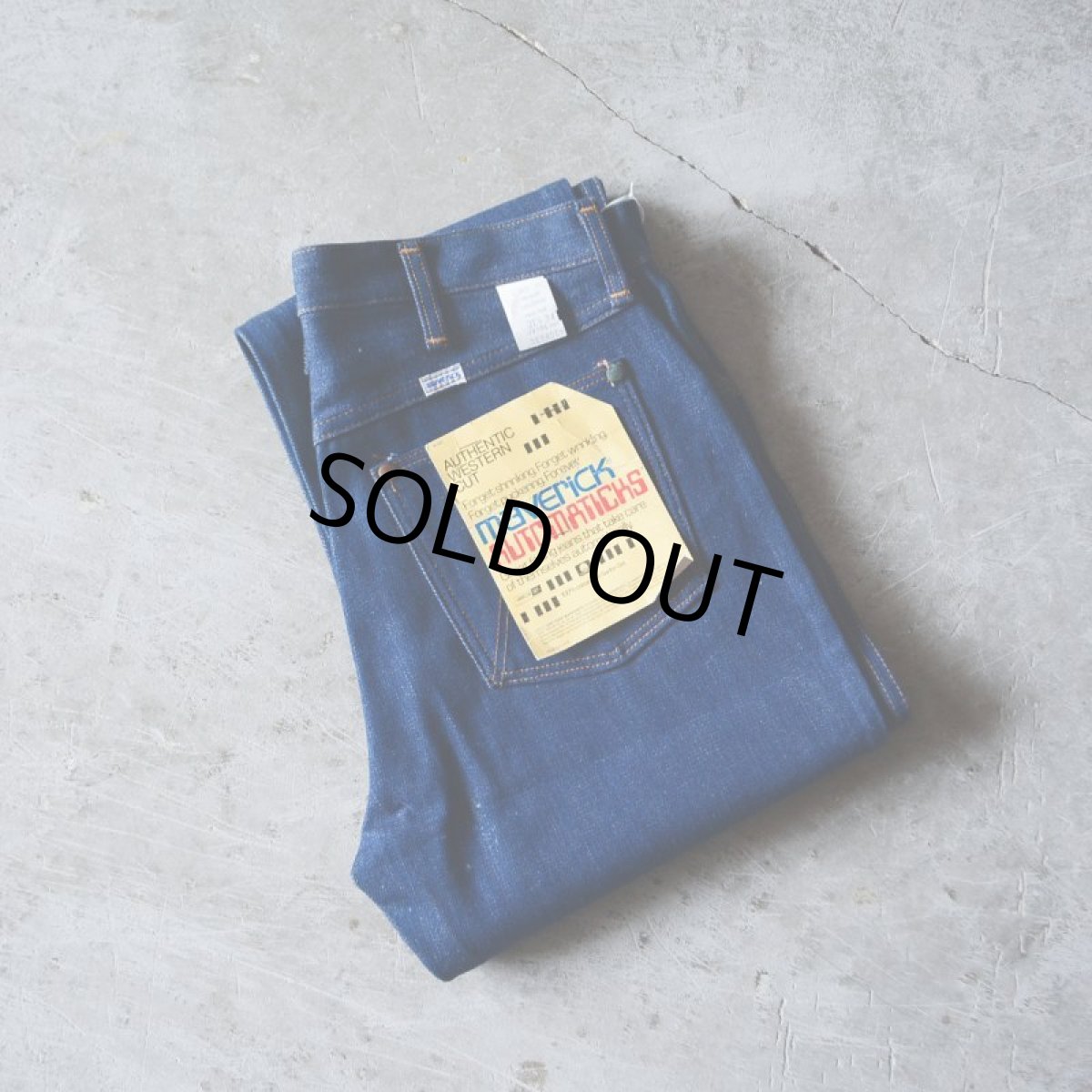 画像1: 1980s MAVERICK デニムパンツ　 "DEAD STOCK"　 表記31×34  (1)