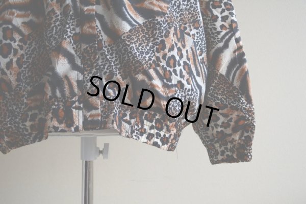 画像10: 1990s ヒョウ柄ジャケット  表記L