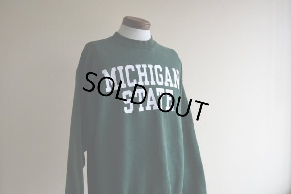 画像7: 1990s MICHIGAN STATE カレッジスウェット　 "MADE IN USA"　 表記L 