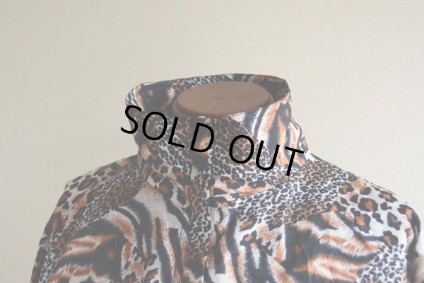 画像6: 1990s ヒョウ柄ジャケット  表記L
