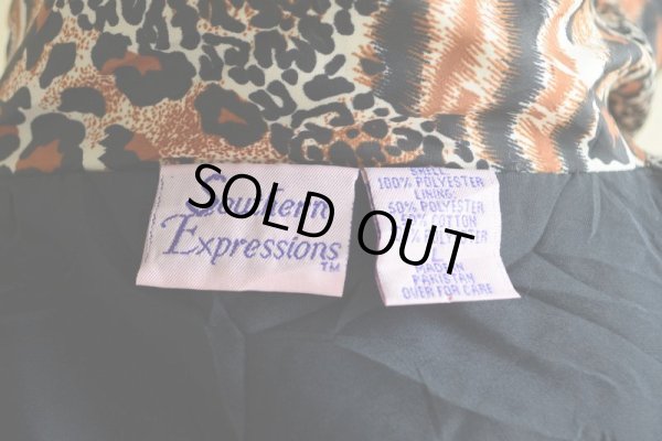 画像5: 1990s ヒョウ柄ジャケット  表記L