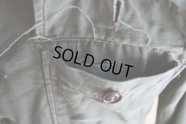 画像9: 1950s US.ARMY OG107 ユーティリティシャツ  "1st初期"  実寸S