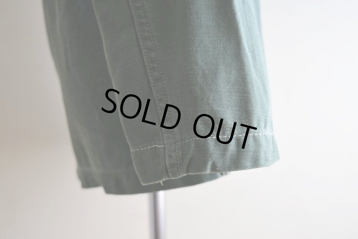 画像12: 1950s US.ARMY OG107 ユーティリティシャツ　 "1st初期"　 実寸S  (12)