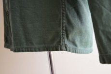 画像12: 1950s US.ARMY OG107 ユーティリティシャツ　 "1st初期"　 実寸ML  (12)