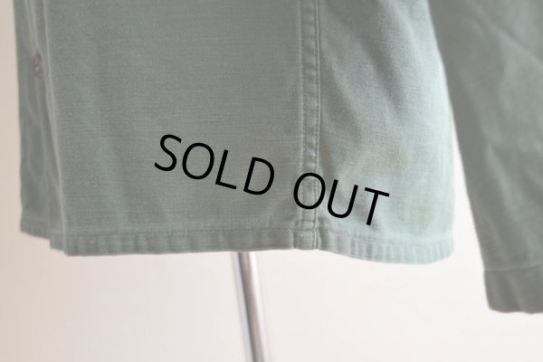 画像12: 1950s US.ARMY OG107 ユーティリティシャツ　 "1st初期"　 実寸ML 