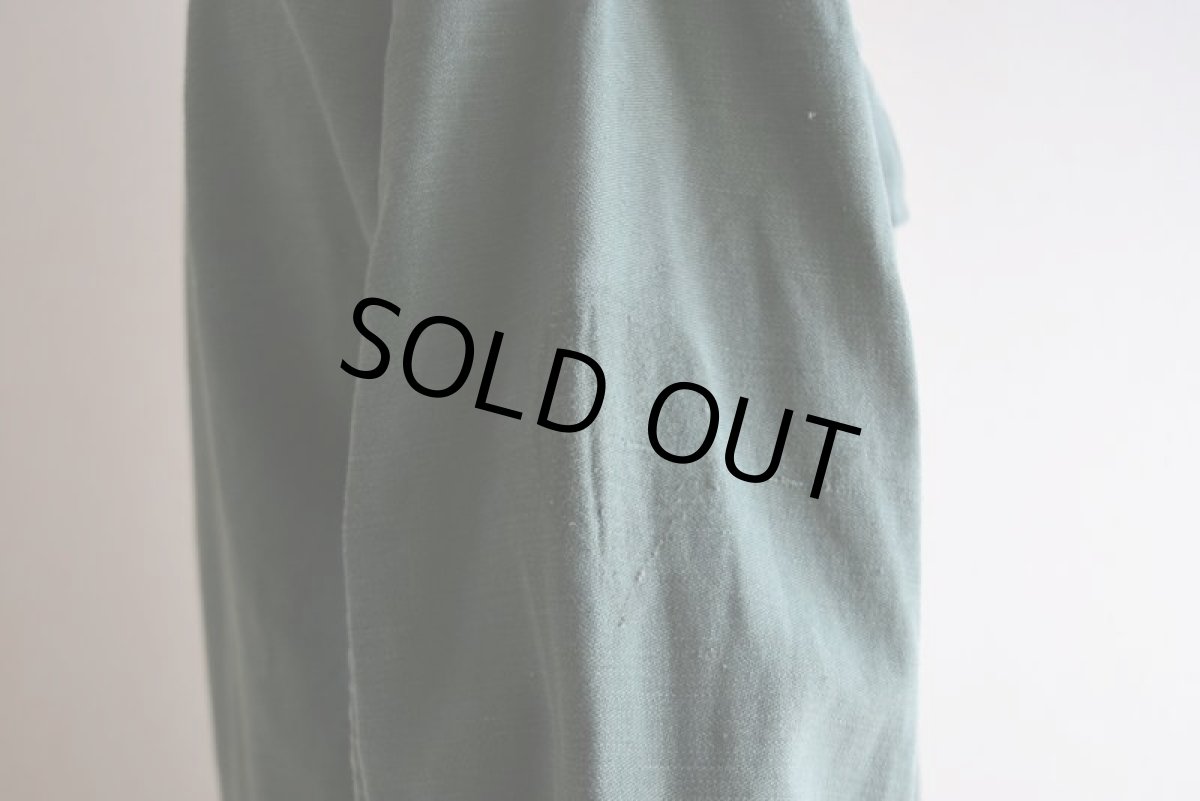 画像13: 1950s US.ARMY OG107 ユーティリティシャツ　 "1st初期"　 実寸S  (13)