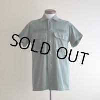 1950s FRUIT OF THE LOOM US.ARMY ユーティリティシャツ　 "13スターボタン"　 実寸S-M 