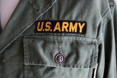 画像8: 1950s US.ARMY OG107 ユーティリティシャツ　 "1st初期"　 実寸S  (8)