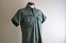 画像8: 1950s FRUIT OF THE LOOM US.ARMY ユーティリティシャツ　 "13スターボタン"　 実寸S-M  (8)