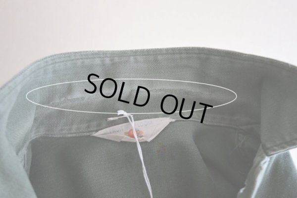 画像18: 1950s FRUIT OF THE LOOM US.ARMY ユーティリティシャツ　 "13スターボタン"　 実寸S-M 