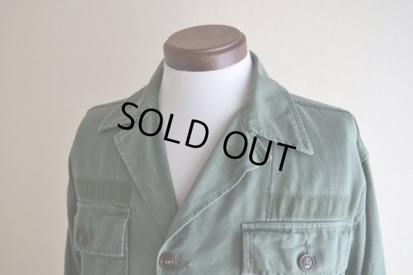 画像6: 1950s US.ARMY OG107 ユーティリティシャツ　 "1st初期"　 実寸ML 