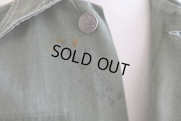 画像7: 1950s FRUIT OF THE LOOM US.ARMY ユーティリティシャツ　 "13スターボタン"　 実寸S-M 