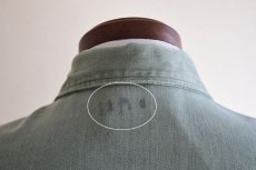 画像16: 1950s FRUIT OF THE LOOM US.ARMY ユーティリティシャツ　 "13スターボタン"　 実寸S-M  (16)