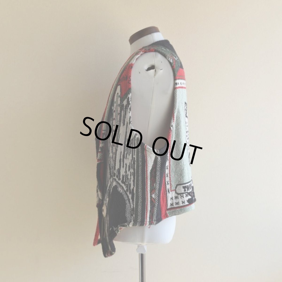 画像4: 1990s Coca-Cola ラグベスト　 "MADE IN USA"　 表記XL  (4)