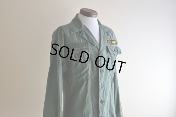 画像7: 1950s US.ARMY OG107 ユーティリティシャツ  "1st初期"  実寸S
