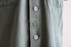 画像14: 1950s FRUIT OF THE LOOM US.ARMY ユーティリティシャツ　 "13スターボタン"　 実寸S-M  (14)