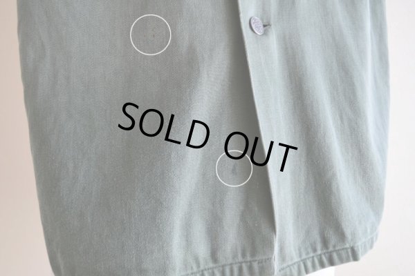 画像15: 1950s FRUIT OF THE LOOM US.ARMY ユーティリティシャツ　 "13スターボタン"　 実寸S-M 