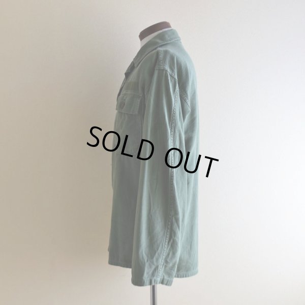 画像4: 1950s US.ARMY OG107 ユーティリティシャツ　 "1st初期"　 実寸ML 