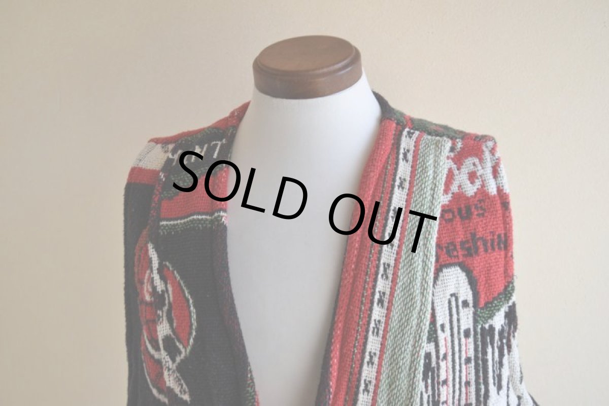 画像7: 1990s Coca-Cola ラグベスト　 "MADE IN USA"　 表記XL  (7)