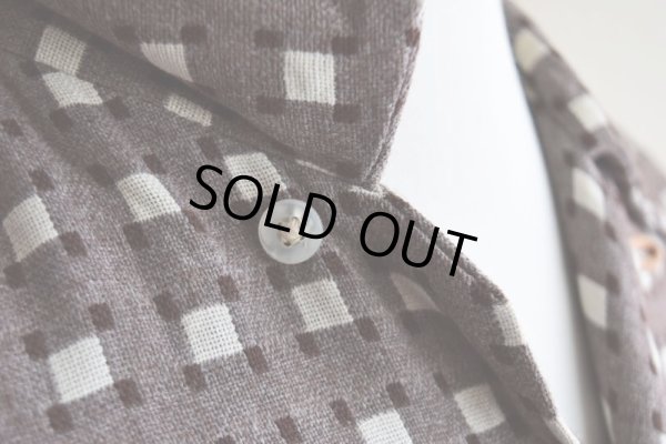 画像8: 1950s unknown レーヨンシャツ　 表記16-16 1/2 