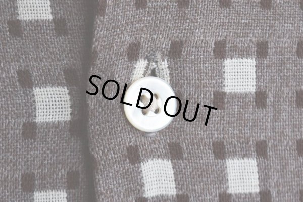 画像10: 1950s unknown レーヨンシャツ　 表記16-16 1/2 