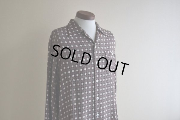 画像6: 1950s unknown レーヨンシャツ　 表記16-16 1/2 