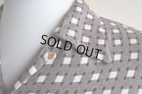 画像7: 1950s unknown レーヨンシャツ　 表記16-16 1/2 