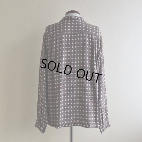 画像3: 1950s unknown レーヨンシャツ　 表記16-16 1/2 