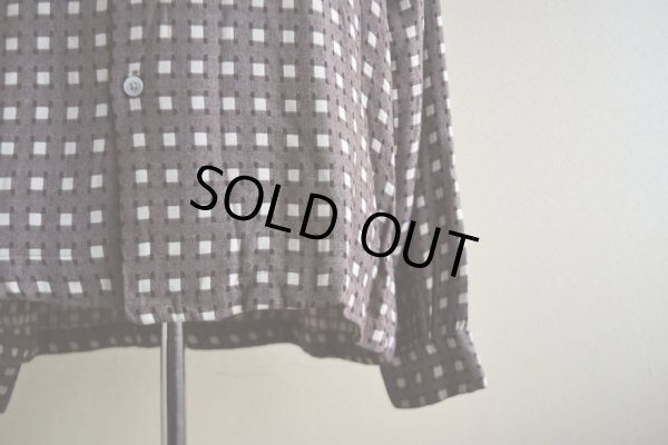 画像11: 1950s unknown レーヨンシャツ　 表記16-16 1/2 